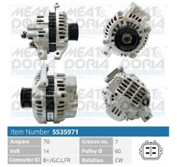 Alternátor MEAT & DORIA 5535971