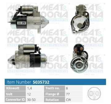 Startér MEAT & DORIA 5035732