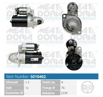 Startér MEAT & DORIA 5010402