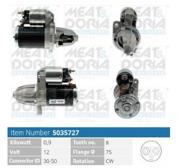 żtartér MEAT & DORIA 5035727