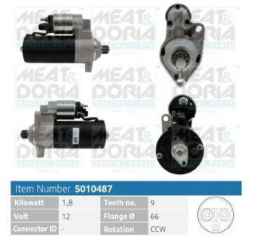 Startér MEAT & DORIA 5010487