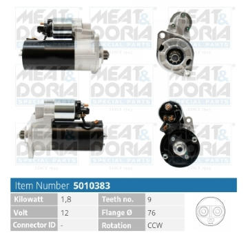 Startér MEAT & DORIA 5010383