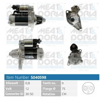 Startér MEAT & DORIA 5040598