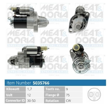 żtartér MEAT & DORIA 5035766