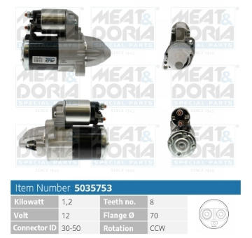 Startér MEAT & DORIA 5035753