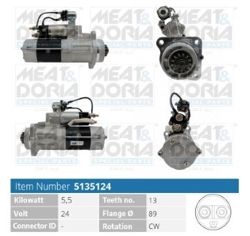Startér MEAT & DORIA 5135124