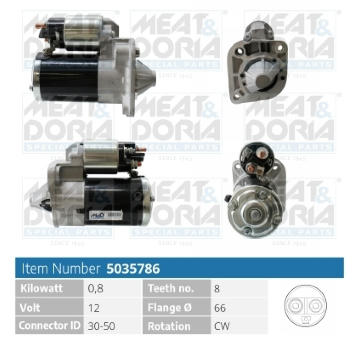 żtartér MEAT & DORIA 5035786