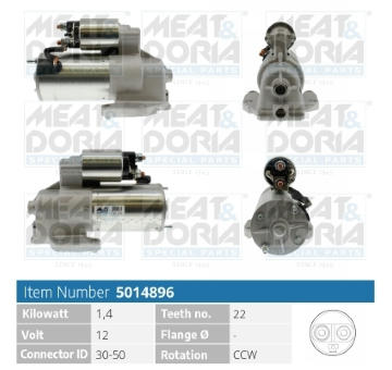 Startér MEAT & DORIA 5014896