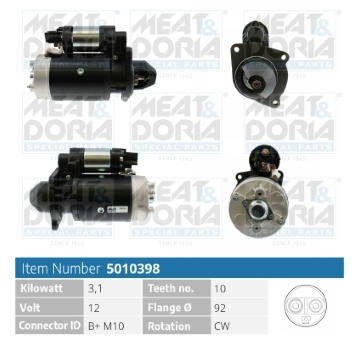 Startér MEAT & DORIA 5010398