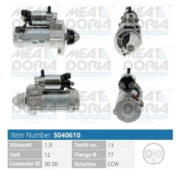 żtartér MEAT & DORIA 5040610