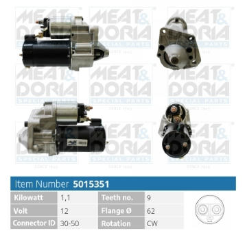 żtartér MEAT & DORIA 5015351