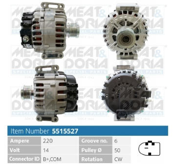 Alternátor MEAT & DORIA 5515527