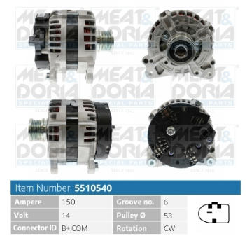 generátor MEAT & DORIA 5510540