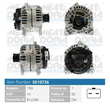 generátor MEAT & DORIA 5510736