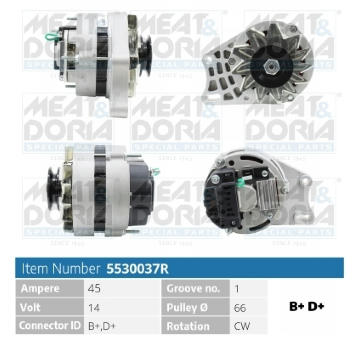 generátor MEAT & DORIA 5530037R