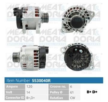 generátor MEAT & DORIA 5530040R