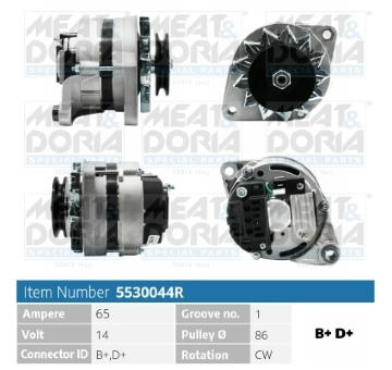 generátor MEAT & DORIA 5530044R