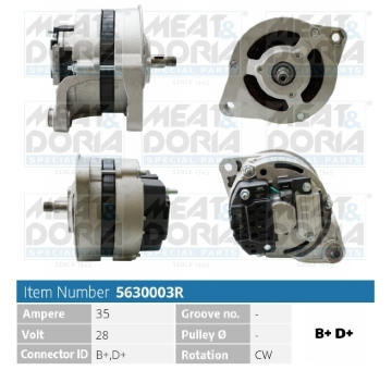 generátor MEAT & DORIA 5630003R