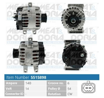 Alternátor MEAT & DORIA 5515898