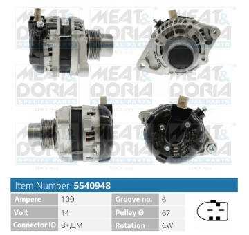 generátor MEAT & DORIA 5540948