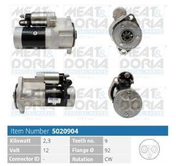 Startér MEAT & DORIA 5020904