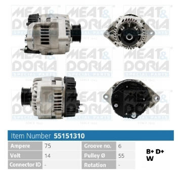 generátor MEAT & DORIA 55151310