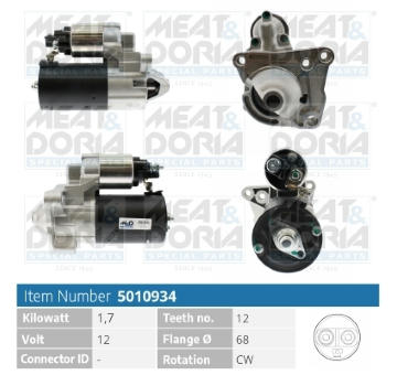 Startér MEAT & DORIA 5010934