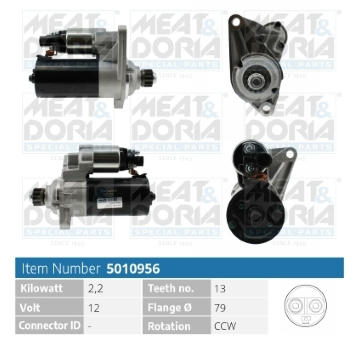 Startér MEAT & DORIA 5010956