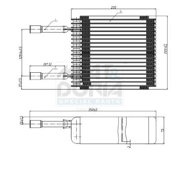 Výparník, klimatizace MEAT & DORIA 997001