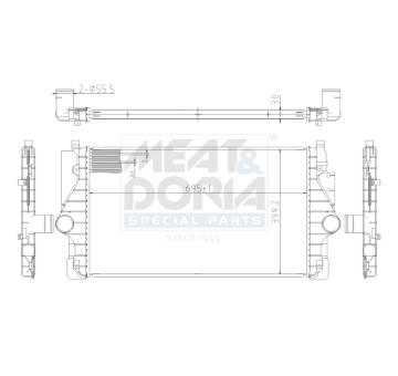 Chladič turba MEAT & DORIA 995373