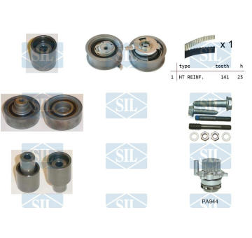 Vodní pumpa + sada ozubeného řemene Saleri SIL K1PA944