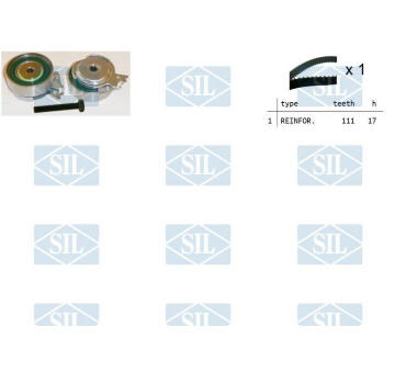 ozubení,sada rozvodového řemene Saleri SIL TK1005