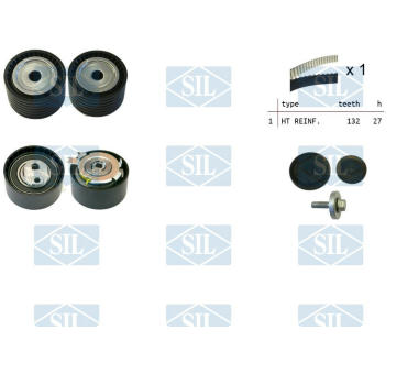 ozubení,sada rozvodového řemene Saleri SIL TK1298