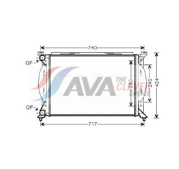 Chladič, chlazení motoru AVA Clever Choice AI2195