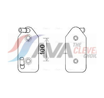 Chladič oleje, automatická převodovka AVA Clever Choice AI3356