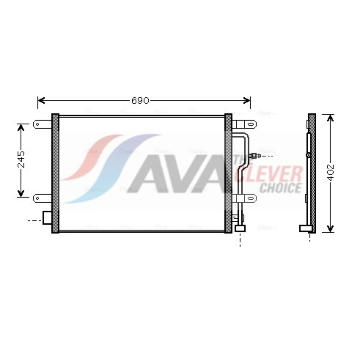 Kondenzátor, klimatizace AVA Clever Choice AI5194