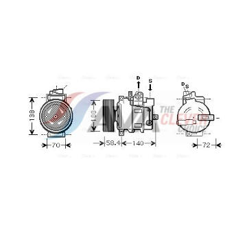 Kompresor, klimatizace AVA Clever Choice AIK262