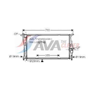 Chladič, chlazení motoru AVA Clever Choice BW2542