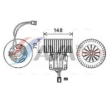 vnitřní ventilátor AVA Clever Choice BW8540