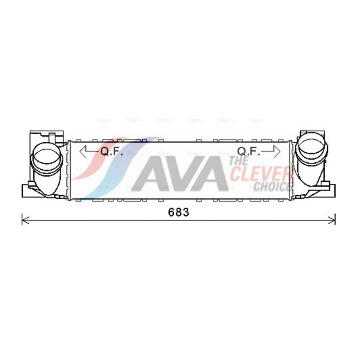 Chladič turba AVA Clever Choice BWA4464