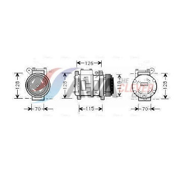 Kompresor, klimatizace AVA Clever Choice BWAK229