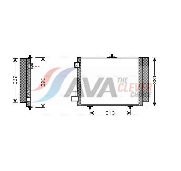 Kondenzátor, klimatizace AVA Clever Choice CN5205
