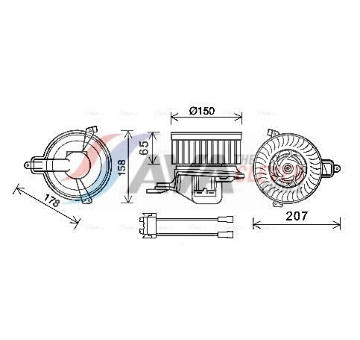 vnitřní ventilátor AVA Clever Choice CN8511