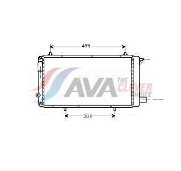 Chladič, chlazení motoru AVA Clever Choice CNA2073