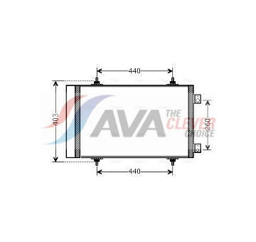 Kondenzátor, klimatizace AVA Clever Choice CNA5263D