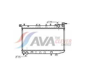 Chladič, chlazení motoru AVA Clever Choice DN2174