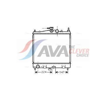 Chladič, chlazení motoru AVA Clever Choice DN2210
