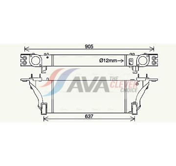 Chladič turba AVA Clever Choice DN4455