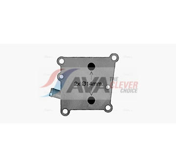 Olejový chladič, motorový olej AVA Clever Choice FD3598