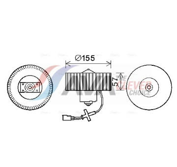 vnitřní ventilátor AVA Clever Choice FD8568